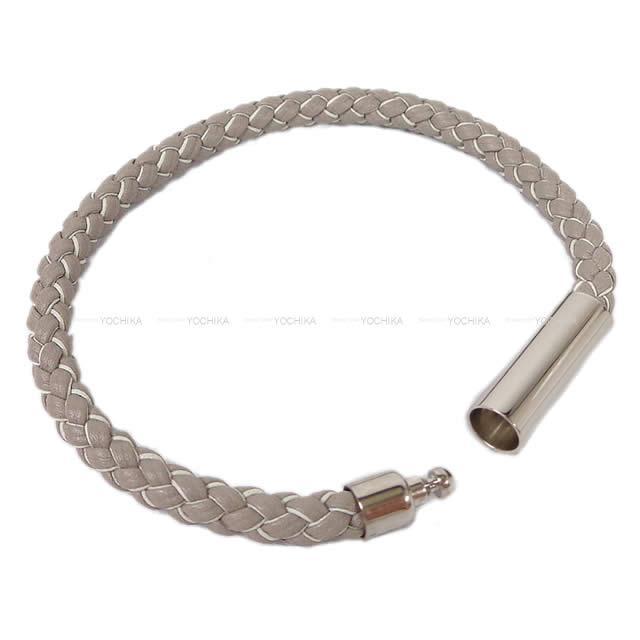 HERMES エルメス "GOLIATH ゴリアテ" ブレスレット ＃T5 グリアスファルト スイフト シルバー金具 新品