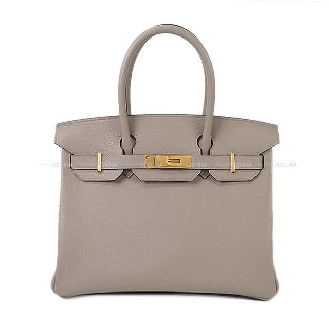 HERMES エルメス ハンドバッグ バーキン30 グリアスファルト トリヨンノヴィーヨ ゴールド金具 新品