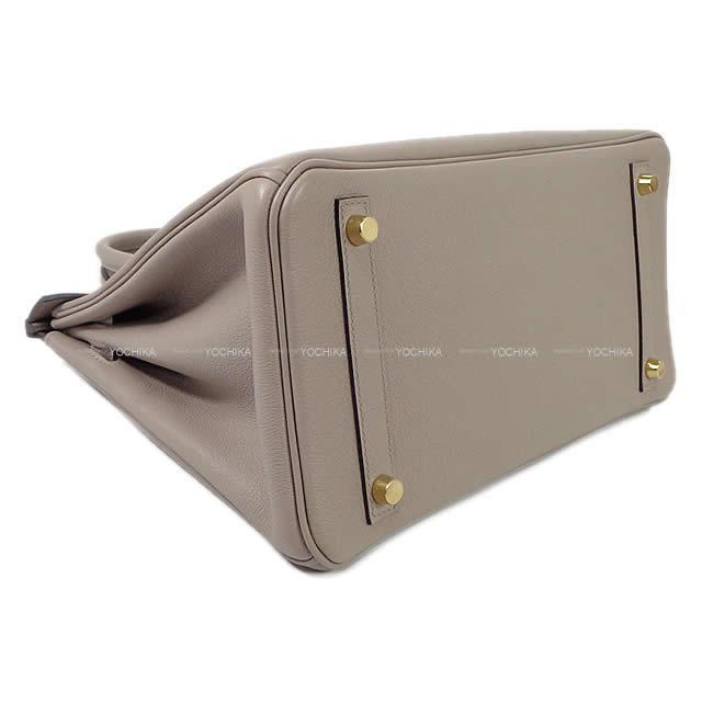 HERMES エルメス ハンドバッグ バーキン30 グリアスファルト トリヨンノヴィーヨ ゴールド金具 新品