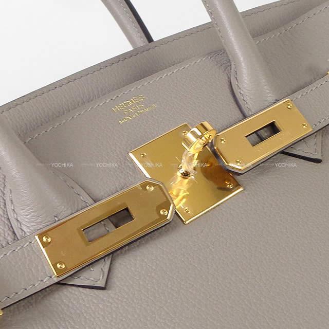 HERMES エルメス ハンドバッグ バーキン30 グリアスファルト トリヨンノヴィーヨ ゴールド金具 新品