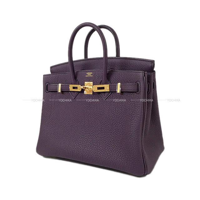 HERMES エルメス ハンドバッグ バーキン25 レザントゴ ゴールド金具 新品