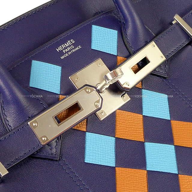 HERMES エルメス ハンドバッグ バーキン30 トレサージュ・ドゥ・キュイール