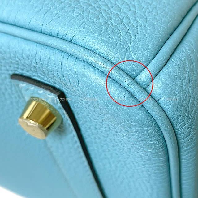 HERMES エルメス ハンドバッグ バーキン30 ブルーデュノール トゴ ゴールド金具 展示新品