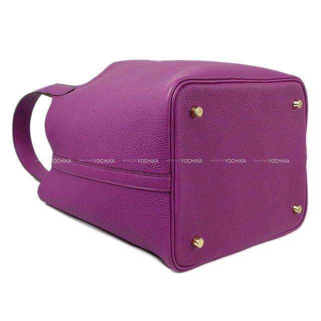 HERMES エルメス ハンドバッグ ピコタンロック 18 PM アネモネ トリヨンモーリス ゴールド金具 新品