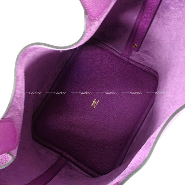 HERMES エルメス ハンドバッグ ピコタンロック 22 MM アネモネ