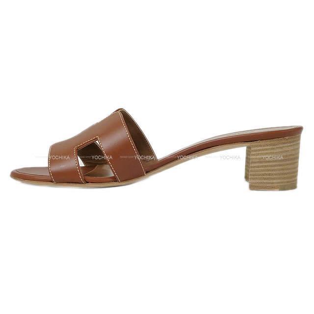 HERMES エルメス レディース Hモチーフ ヒール付 サンダル  