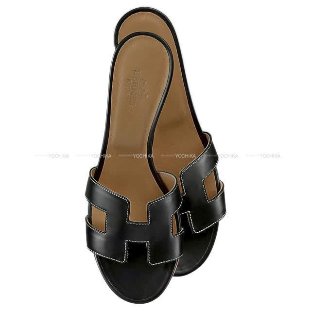 HERMES エルメス レディース Hモチーフ ヒール付 サンダル  