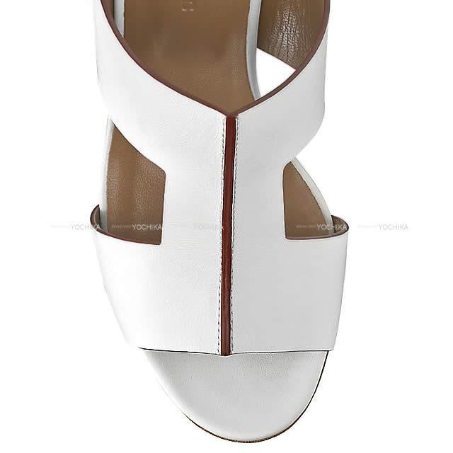 HERMES エルメス レディース オープントゥ ヒール ミュール サンダル  