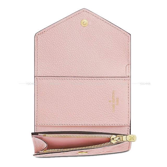 LOUIS VUITTON ルイ・ヴィトン コンパクト 財布 "ポルトフォイユ・ゾエ" ローズプードル