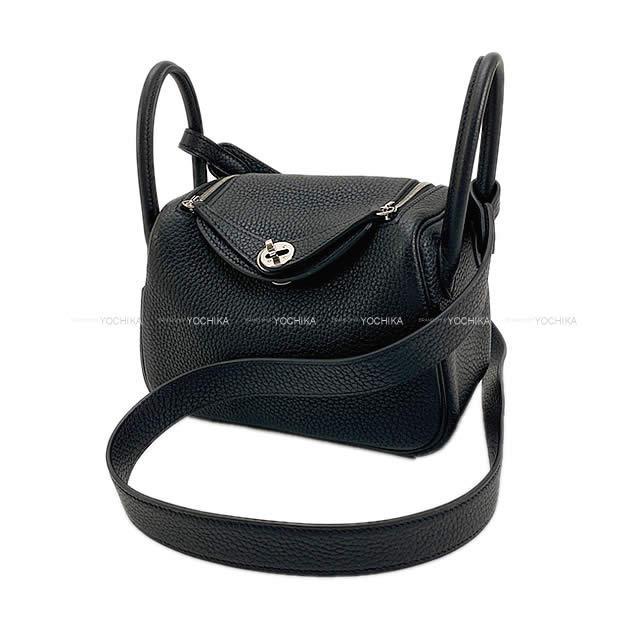 Hermes エルメス 2way ショルダーバッグ リンディ ミニ 黒 トリヨン シルバー金具 新品未使用