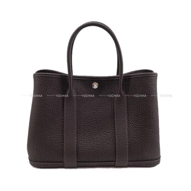 HERMES エルメス トートバッグ ガーデンパーティ 30 TPM エベンヌ  