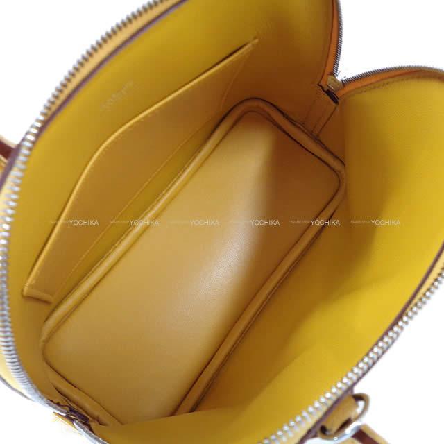 HERMES エルメス ショルダーバッグ ボリード 1923 ミニ ジョーヌアンブル シェーブル シルバー金具 新品未使用