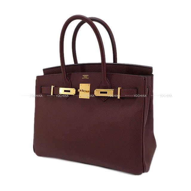 HERMES エルメス ハンドバッグ バーキン30 ボルドー エプソン シルバー金具 新品未使用