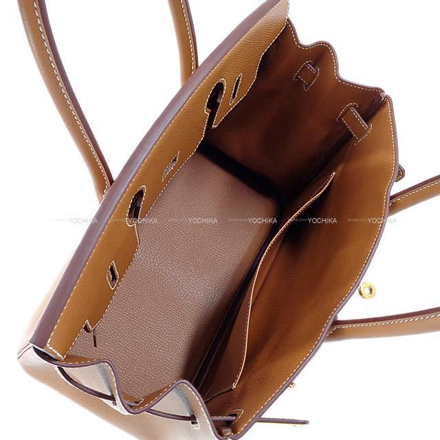 HERMES エルメス ハンドバッグ バーキン30 ゴールド エプソン ゴールド金具 展示新品