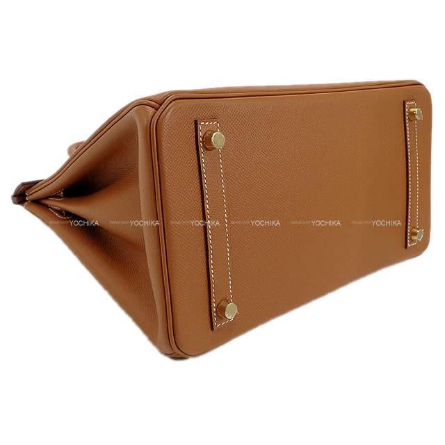 HERMES エルメス ハンドバッグ バーキン30 ゴールド エプソン ゴールド金具 展示新品