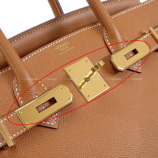 HERMES エルメス ハンドバッグ バーキン30 ゴールド エプソン ゴールド金具 展示新品