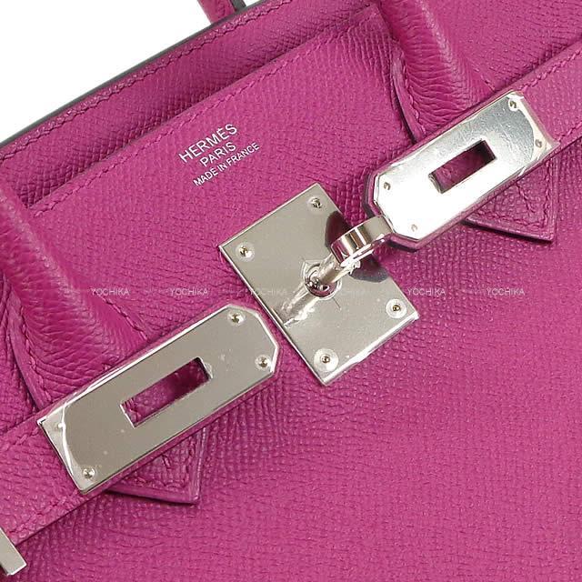 HERMES エルメス ハンドバッグ バーキン30 ローズパープル エプソン シルバー金具 展示新品