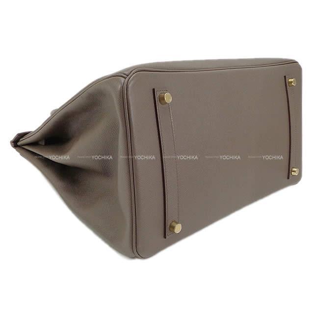 HERMES エルメス ハンドバッグ バーキン35 エタン エプソン ゴールド金具 新品未使用