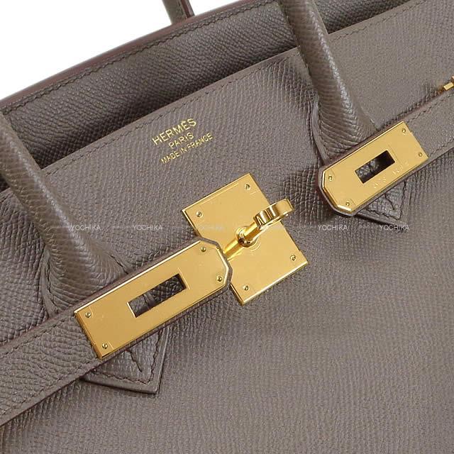HERMES エルメス ハンドバッグ バーキン35 エタン エプソン ゴールド金具 新品未使用