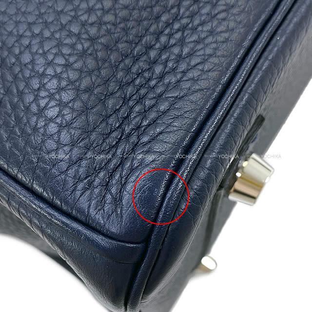 HERMES エルメス ハンドバッグ バーキン30 ヴェルソ ブルーニュイXローズパープル トリヨン シルバー金具 新品未使用