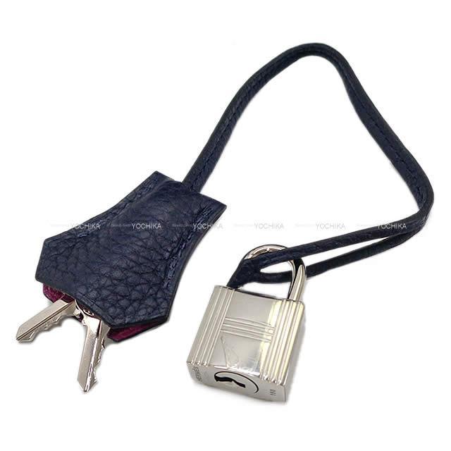 HERMES エルメス ハンドバッグ バーキン30 ヴェルソ ブルーニュイXローズパープル トリヨン シルバー金具 新品未使用