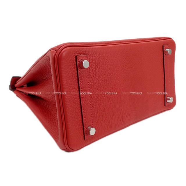 HERMES エルメス バーキン25 スペシャルオーダー ルージュカザック トリヨン シルバー金具 新品