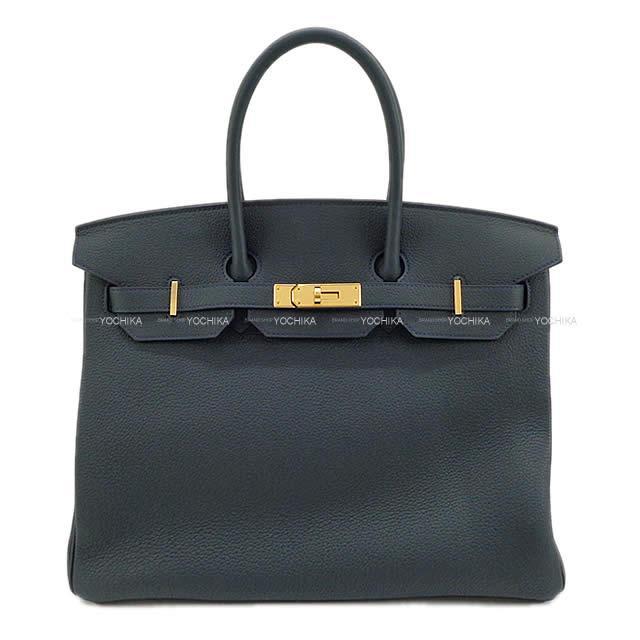 HERMES エルメス ハンドバッグ バーキン35 ヴェールルソー トゴ ゴールド金具 新品