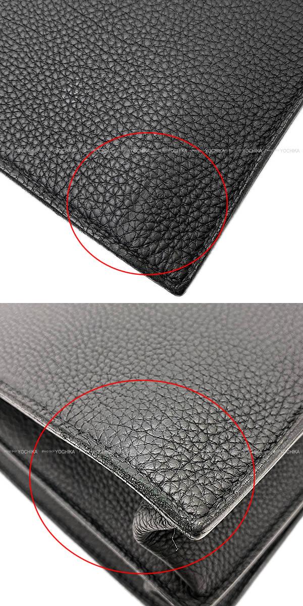 HERMES エルメス ブリーフケース サックアデペッシュ 41 黒(ブラック) トゴ シルバー金具 新品未使用