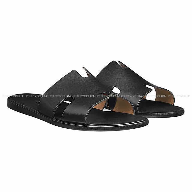 HERMES エルメス メンズ レザーソール サンダル  