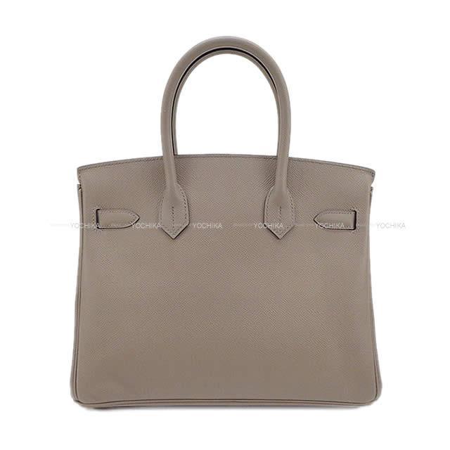 HERMES エルメス ハンドバッグ バーキン30 グリアスファルト エプソン ゴールド金具 展示新品