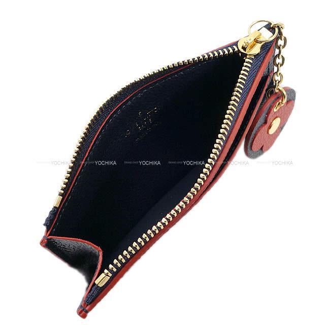 LOUIS VUITTON ルイ・ヴィトン "ポルトカルト ジップ" マリン モノグラムアンプラント ゴールド金具 M68338