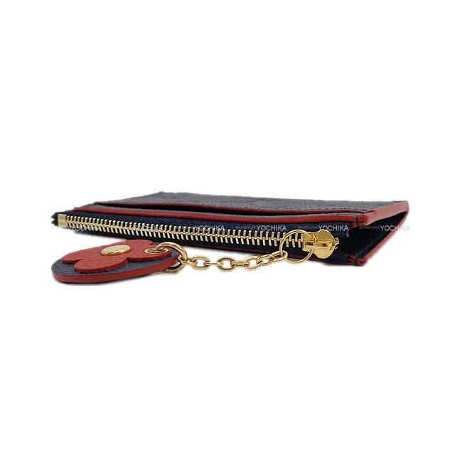 LOUIS VUITTON ルイ・ヴィトン "ポルトカルト ジップ" マリン モノグラムアンプラント ゴールド金具 M68338