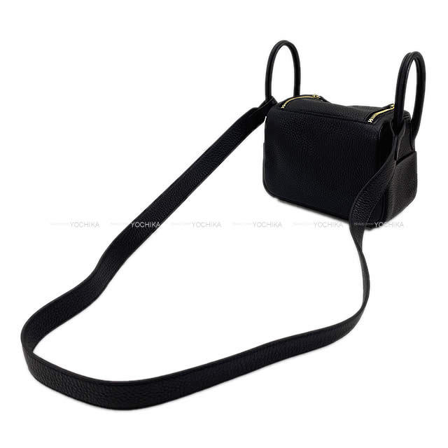 HERMES エルメス ショルダーバッグ リンディ ミニ 20 黒 (ブラック