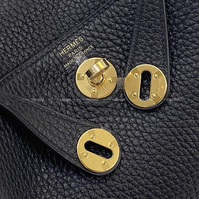 最新コレックション エルメス リンディミニ ブラック×ゴールド金具 最新コレックション エルメス リンディミニ ブラック×ゴールド金具