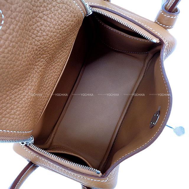 HERMES エルメス ショルダーバッグ リンディ 20 ミニ ゴールド