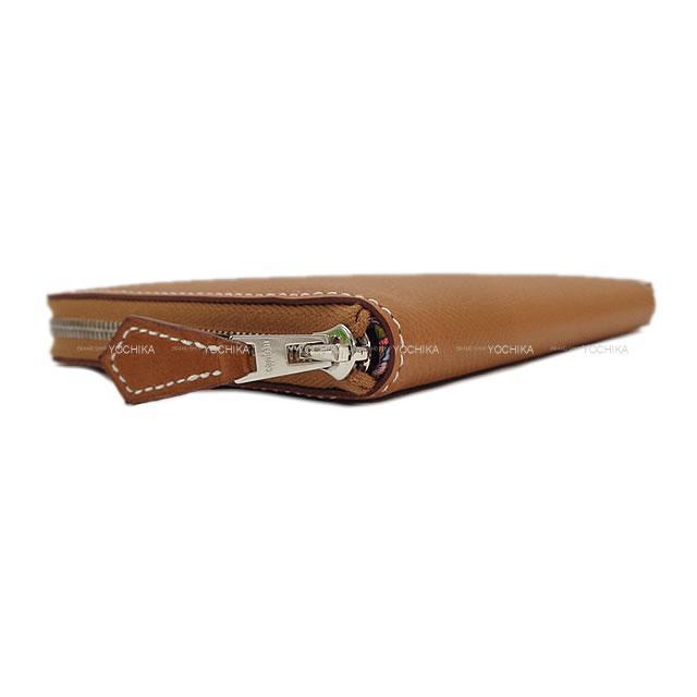 2019年秋冬 新作 HERMES エルメス アザップ シルクイン 財布 "アニマポリス" 黒 エプソン シルバー金具 新品
