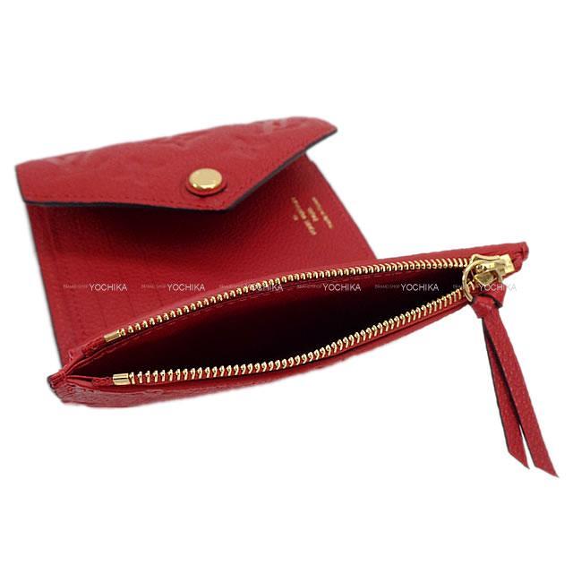 LOUIS VUITTON ルイ・ヴィトン コンパクト 財布 ポルトフォイユ・ヴィクトリーヌ スカーレット M63701 新品