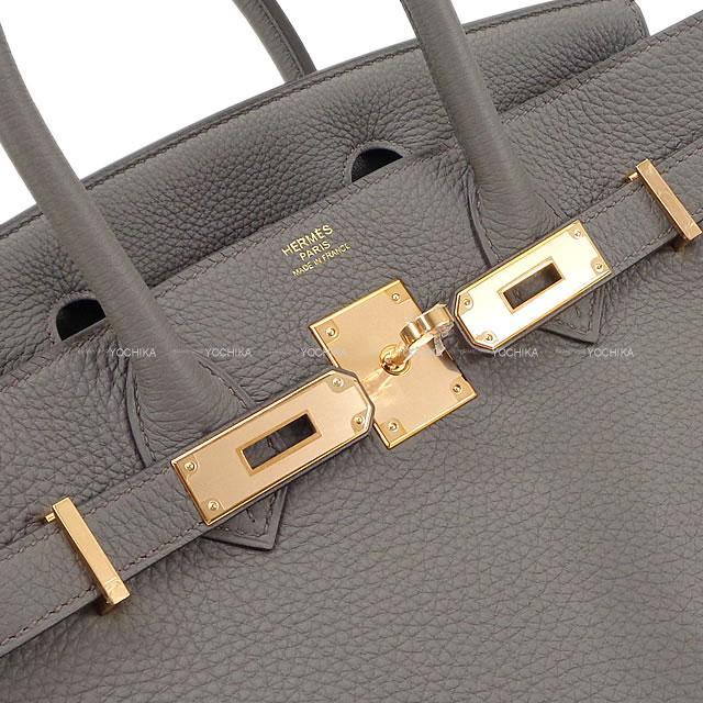 HERMES エルメス ハンドバッグ バーキン30 エタン トリヨン ローズゴールド金具 展示新品