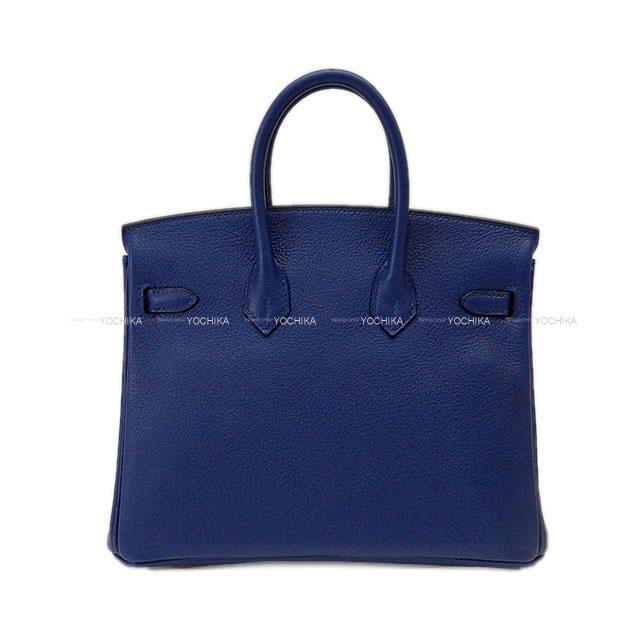 HERMES エルメス ハンドバッグ バーキン25 ブルーサフィール(ブルーサファイア) トリヨンノヴィーヨ シルバー金具 新品