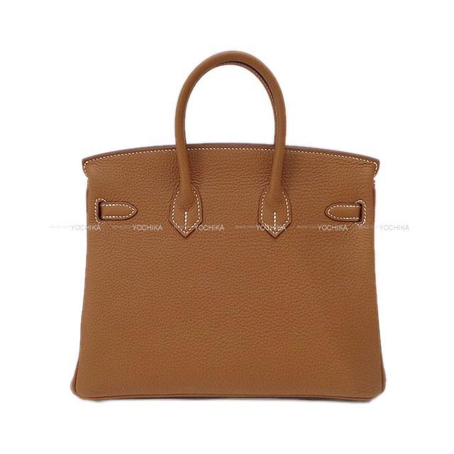 HERMES エルメス ハンドバッグ バーキン25 ゴールド トゴ ゴールド金具