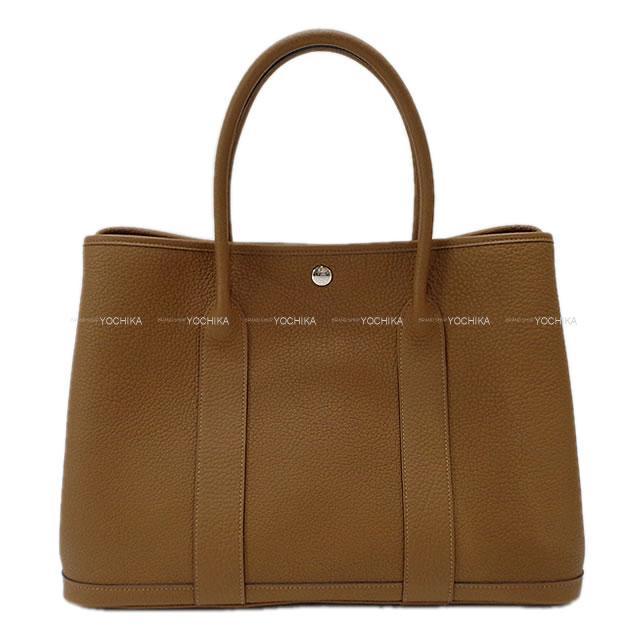 HERMES エルメス ハンドバッグ ガーデンパーティ 36 PM アルザン ネゴンダ シルバー金具 新品