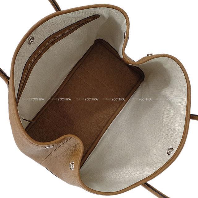 HERMES エルメス ハンドバッグ ガーデンパーティ 36 PM アルザン ネゴンダ シルバー金具 新品