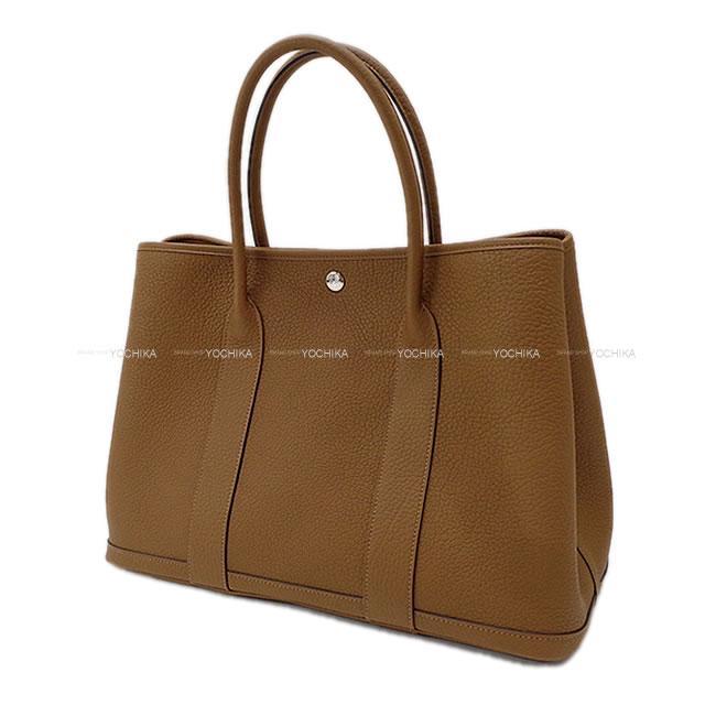 HERMES エルメス ハンドバッグ ガーデンパーティ 36 PM アルザン ネゴンダ シルバー金具 新品