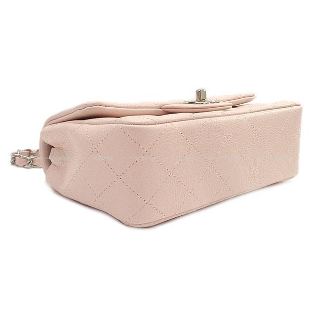 CHANEL シャネル ミニマトラッセ20 チェーン ショルダーバッグ ベビーピンク キャビアスキン A69900 展示新品
