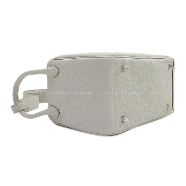 エルメス 2Way ショルダーバッグ リンディ ミニ 20  グリスパール  シルバー金具 新品