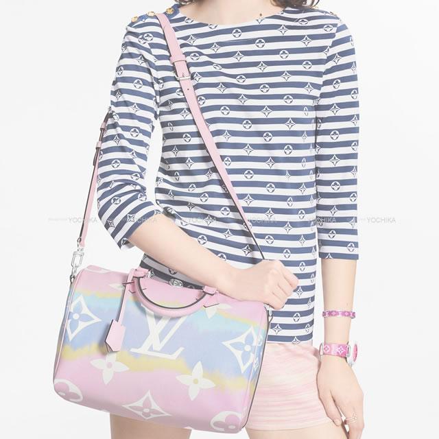 2020年春夏 新作 ルイ・ヴィトン ハンドバッグ エスカル スピーディ バンドリエール30 パステル  M45123 新品