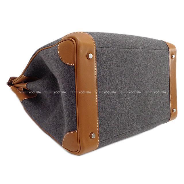 HERMES エルメス バッグ オータクロア 40 フォーヴ/グレー バレニア/フェルト シルバー金具 展示新品