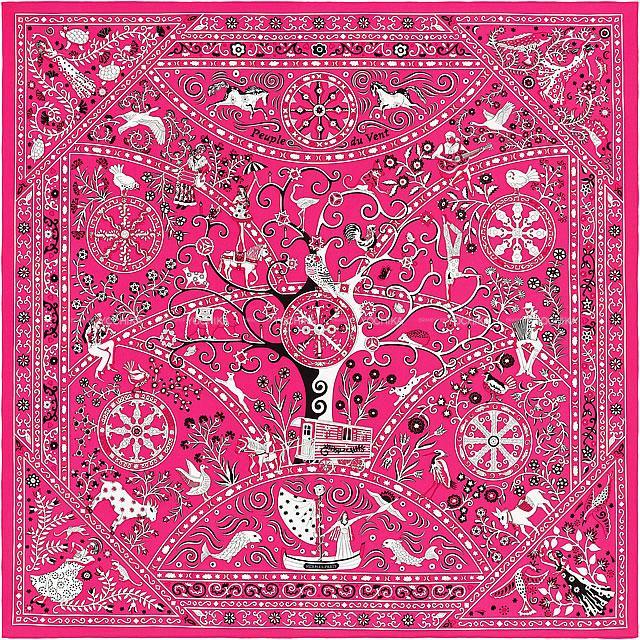 HERMES エルメス ショール カレ140 