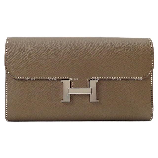 HERMES エルメス 長財布 コンスタンスロング エトープ(エトゥープ  