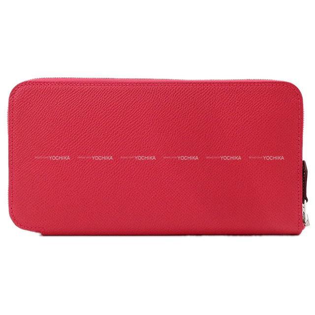 HERMES エルメス 長財布 アザップシルクイン Etriers ローズ  